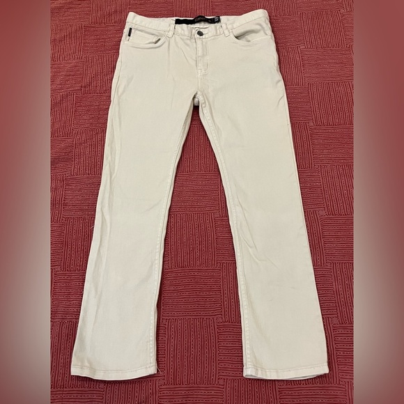 Emerica. Men’s size 36 W36L30 rise 10” skelter super slim fit jean pants - ecru - Picture 1 of 16